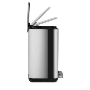 Estia Χαρτοδοχείο - Κάδος Μπάνιου Cubic Soft Close 6lt Inox 02-20934 - Image 3