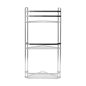 Estia Εταζέρα Elegant Μεταλλική Γωνιακή 3 Θέσεων 54x28x18cm Χρωμίου 02-6464 - Image 2