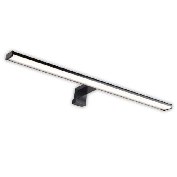 Adeleq Φωτιστικό LED Λουτρού Αλουμινίου PC 40cm 8W IP44 4000K Μαύρο 3-400811