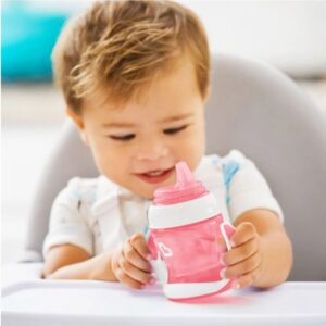 Munchkin Εκπαιδευτικό Κύπελλο 118ml Με Λαβές Και Μαλακό Στόμιο Gentle First Cup Ροζ 51786 - Image 3