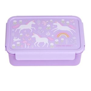 A Little Lovely Company Δοχείο Φαγητού 22x7x14.5cm Unicorn Dreams BBUDPU70