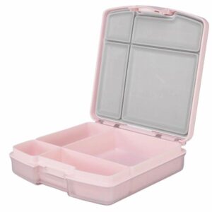 Ubbi Δοχείο Φαγητού Bento Με 4 Χωρίσματα - Blush Pink UB-10350