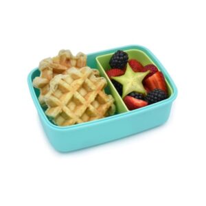 Melii – Φαγητοδοχείο Bento 2 Θέσεων BPA Free 880ml Τυρκουάζ-Μέντα MEL21850 - Image 4