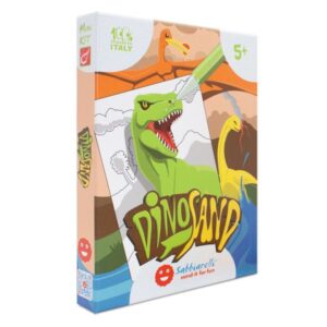 Sabbiarelli Mini Kit Με 6 Μαρκαδόρους Άμμου Και 10 Ζωγραφιές - Δεινόσαυροι SAB-100MK0606 - Image 2