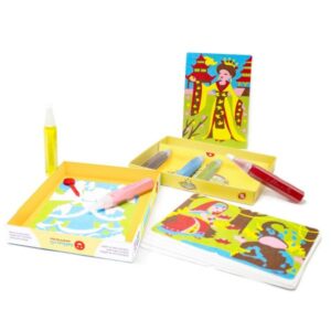 Sabbiarelli Mini Kit Με 6 Μαρκαδόρους Άμμου Και 7 Ζωγραφιές - Πριγκίπισσες SAB-100MK0607 - Image 2