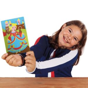 Sabbiarelli Mini Kit Με 6 Μαρκαδόρους Άμμου Και 7 Ζωγραφιές - Πριγκίπισσες SAB-100MK0607 - Image 4