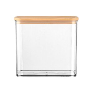 Estia Δοχείο Αποθήκευσης Στοιβαζόμενο Bamboo Essentials 1650ml 16.5x9.8x15cm Πλαστικό 01-24239