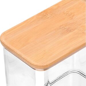 Estia Δοχείο Αποθήκευσης Στοιβαζόμενο Bamboo Essentials 1650ml 16.5x9.8x15cm Πλαστικό 01-24239 - Image 3