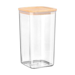 Estia Δοχείο Αποθήκευσης Στοιβαζόμενο Bamboo Essentials 1200ml 10x10x19cm Πλαστικό 01-24277 - Image 2