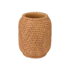 Estia Ποτηράκι Μπάνιου Rope 8x8x9.9cm Ρητίνης Καφέ 02-25809
