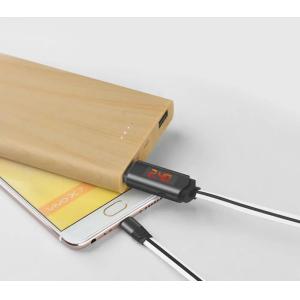 Hoco Καλώδιο Σύνδεσης Κορδόνι U29 1m LED Display USB Σε Micro USB Fast Charging 2.0A Λευκό 062967 | Homidoo.gr
