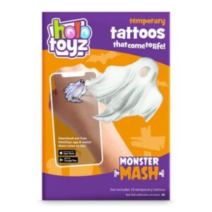HoloToyz Tattoos Επαυξημένης Πραγματικότητας Σετ 10Τμχ Monster Mash HTTA100Monster