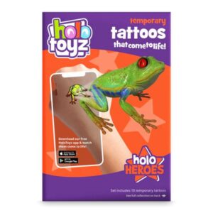 HoloToyz Tattoos Επαυξημένης Πραγματικότητας Σετ 10Τμχ Holo Heroes HTTA100HoloHer