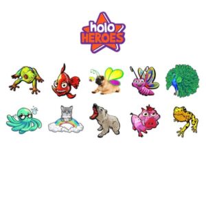 HoloToyz Tattoos Επαυξημένης Πραγματικότητας Σετ 10Τμχ Holo Heroes HTTA100HoloHer - Image 3