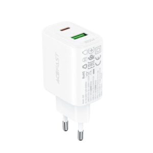Acefast Φορτιστής Ταξιδίου A25 Fast Charging 2xUSB-C USB-A PD20W QC3.0 3A Λευκός 281214 - Image 4