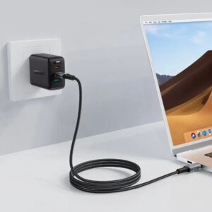 Acefast Καλώδιο Σύνδεσης USB-4 Gen USB-C Σε USB-C Braided PD240W 40Gbps 4K 1.2m Μαύρο C1-09 - Image 2