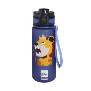 Ecolife Παγούρι Tritan BPA Free 500ml Lion 33-BO-2308