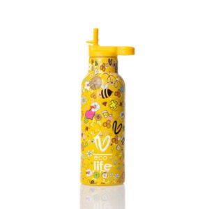 Ecolife Θερμός Μπουκάλι – Παγούρι X Vasiliki 500ml Joy 33-BO-2323 - Image 2