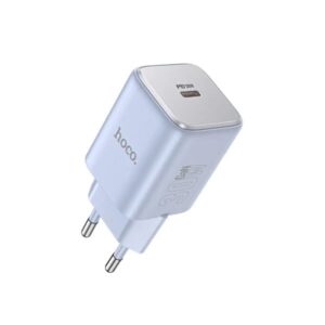Hoco Φορτιστής Ταξιδίου N43 Vista 1xUSB-C PD30W GaN Tech Small Size Μπλε 620239 - Image 3