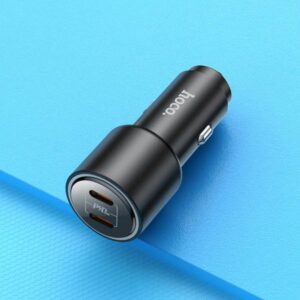 Hoco Φορτιστής Αυτοκινήτου NZ3 Clear Way 40W Fast Charging Dual USB-C PD 20W QC 3.0 Μαύρο 748263 - Image 5