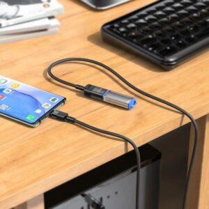 Hoco Καλώδιο Προέκτασης U107 USB-C Αρσενικό Σε USB 3.0 Θηλυκό 5V/2A 5Gbps OTG 1.2m Μαύρο 761934 | Homidoo.gr