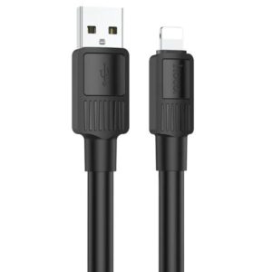 Hoco Καλώδιο Σύνδεσης X84 Solid USB Σε Lightning 2.4A 1m Υψηλής Αντοχής Μαύρο 770967 - Image 3