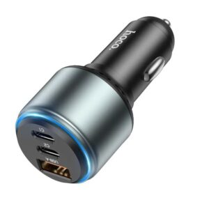Hoco Φορτιστής Αυτοκινήτου NZ9 Galloper 95W 1xUSB-A 2xUSB-C PD65W PD30W Και USB QC 18W Μαύρο 795113 - Image 3