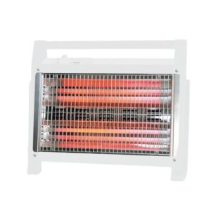 Eurolamp Θερμάστρα Χαλαζία 1600W Για χώρους Έως 25τμ Λευκή 890-50000