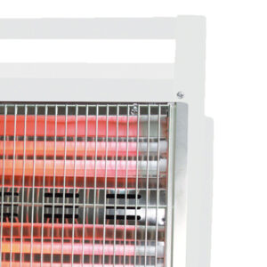 Eurolamp Θερμάστρα Χαλαζία 1600W Για χώρους Έως 25τμ Λευκή 890-50000 - Image 2