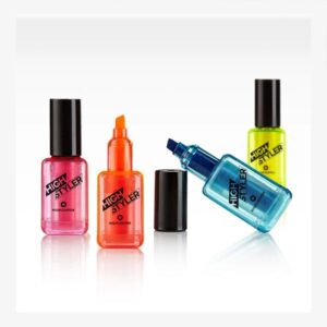 Mustard Μαρκαδόροι Επισήμανσης Σε Σχήμα Μανό 4 Διαφορετικά Χρώματα MUMNG6015 - Image 2