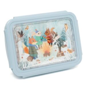 Petit Monkey Φαγητοδοχείο 19x14.5x7cm BPA Free - Bonfire Animals PTM-LB52