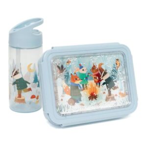 Petit Monkey Φαγητοδοχείο 19x14.5x7cm BPA Free - Bonfire Animals PTM-LB52 - Image 3