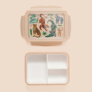 Petit Monkey Φαγητοδοχείο 19x14.5x7cm BPA Free - Upside Down Animals PTM-LB54 - Image 2