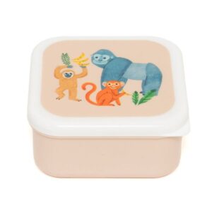 Petit Monkey Φαγητοδοχείο Σετ 3 Τμχ BPA Free - Upside Down Animals PTM-LB56 - Image 3