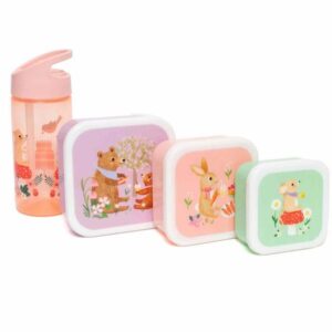 Petit Monkey Φαγητοδοχείο Σετ 3 Τμχ BPA Free - Animals Picnic PTM-LB57 - Image 5