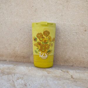 Izy Bottles Θερμός – Ποτήρι Για Καφέ 350ml Van Gogh Sunflowers ZY5558 - Image 2