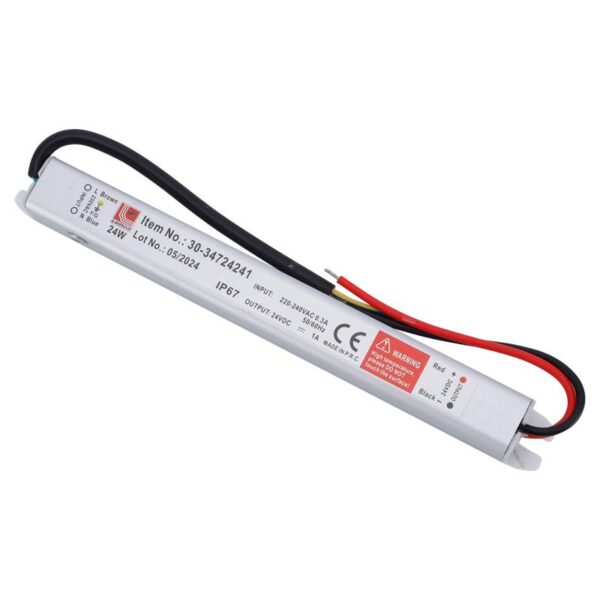 Adeleq ΤΡΟΦΟΔ. ΣΤΕΝΟ ΓΙΑ ΤΑΙΝΙΕΣ LED 240V/24VDC 24W ΣΤΕΓΑΝΟ IP67 30-34724241