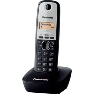 Panasonic Ασύρματο Τηλέφωνο Μαύρο-Ασημί KX-TG1611GRG