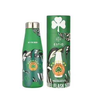 Estia Θερμός - Παγούρι Travel Flask Panathinaikos BC Edition 500ml We The Greens 00-27186