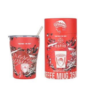 Estia Θερμός – Κούπα Coffee Mug Olympiacos BC Edition 350ml Together We Fight 00-27223