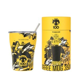 Estia Θερμός - Κούπα Coffee Mug AEK BC Edition 350ml The Queen Is Here 00-27261