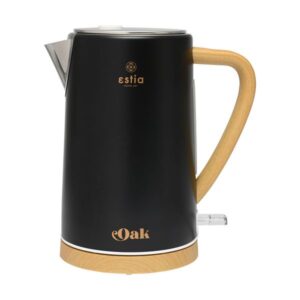 Estia Βραστήρας Oak Ανοξείδωτος 1.7lt 2200W Μαύρο 06-18887