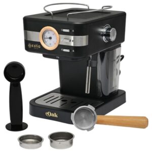 Estia Μηχανή Espresso Oak 950w 15bar 1.2lt Μαύρη 06-18986 - Image 3
