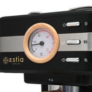 Estia Μηχανή Espresso Oak 950w 15bar 1.2lt Μαύρη 06-18986 - Image 5