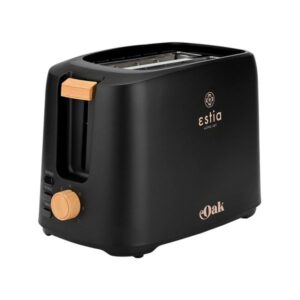 Estia Φρυγανιέρα Oak 2 Θέσεων Με 7 Επίπεδα Ψησίματος 700w Μαύρη 06-24666