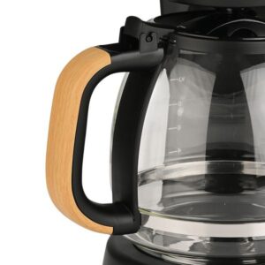 Estia Καφετιέρα Φίλτρου Oak 1.25lt 1000W Μαύρη 06-24673 - Image 4