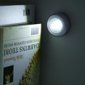 OEM Φωτιστικό Ντουλαπιού LED Με Αυτοκόλλητο Μπαταρίας 3xAAA Ασημί 226-291-Silver - Image 4