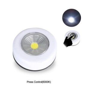 OEM Φωτιστικό Ντουλαπιού LED Με Αυτοκόλλητο Μπαταρίας 3xAAA Ασημί 226-291-Silver - Image 3