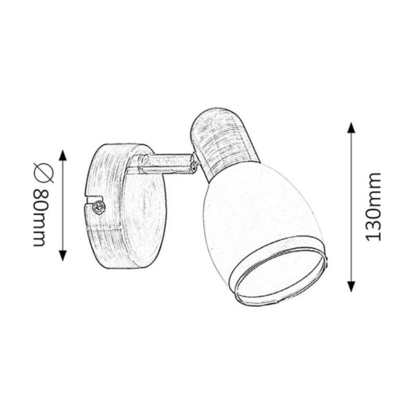 Rabalux Σποτ Μονό Elite Φ8xY13cm Μπρονζέ 5970 - Image 4