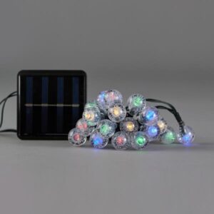 Eurolamp Γιρλάντα Με 80 Ακρυλικές Μπαλίτσες Φ1.8cm Με Πολύχρωμα LED 7.9m Ηλιακού Συλλέκτη ΙΡ44 600-04852 - Image 2
